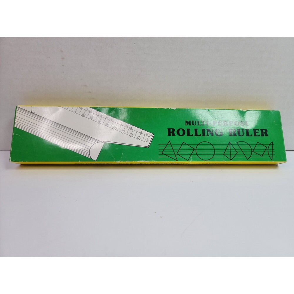 Multi-Purpose Rolling Ruler Drafting Tool 12” Parallel Circle Graph Musical Note